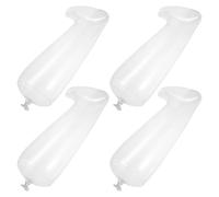 TEMPNAP Aufblasbare Schuhspanner für kniehohe Lederstiefel, 30 cm hoher Schuhhalter, 2 Paar transparent, ideal zur Schuhformung und Aufbewahrung