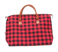 TEMPNAP Canvas Reisetasche 22 Zoll Mit Karomuster Vielseitige Leichte Handtasche Für Strand Geschäftsreise Und Outdoor Große Kapazität Pflegeleichter Weicher Stoff