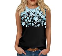 Temu Shop Kleidung Damen Langarmshirt Oberteile Sexy Tunika Sommer Rundhals Trägertop Elegant Trägershirt Frauen Strand Ärmelloses Shirt