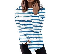 Temu Shop Kleidung Damen Sport Shirts Für Damen Shirt Mit Gummizug Am Saum Damen Opus Shirt Damen Rundhalsausschnitt Vintage Pullover Basic Sweatshirt Langarm Pulli Locker Tshirt Damen Sommer Xl