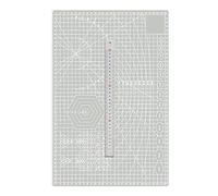 TEN-HIGH A2 Selbstheilende Schneidematte,Grau 2mm dick,Bastelunterlage 60cm x 45cm,mit Stahllineal