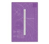 TEN-HIGH A3 Selbstheilende Schneidematte,Lila 2mm dick,Bastelunterlage 45cm x 30cm,mit Stahllineal