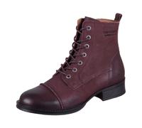 Ten Points Pandora 60369-805 wine pflz. NUBUKLEDER für Damen, rot, Größe 36 EU