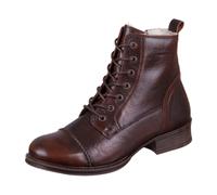 Ten Points Schnürstiefeletten für Damen, braun, Größe 37 EU
