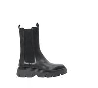 Ten Points warm gefütterte Lederboots mit dicker Sohle, Karin schwarz 40