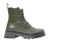 Ten Points - Women's Jenny Lace Boots Tanned Leather - Winterschuhe, Gr. 41, oliv/grau (Green)