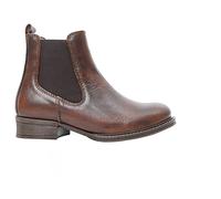 Ten Points - Women's Pandora Chelsea Boots Tanned Leather - Freizeitstiefel, Gr. 37, braun/grau (Rust)