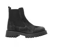 Ten Points - Women's Penny Chelsea Suede Boots - Freizeitstiefel, Gr. 37, schwarz (Black)