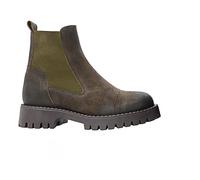Ten Points - Women's Penny Chelsea Suede Boots - Freizeitstiefel, Gr. 41, grau (Olive)