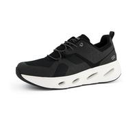 tenhaag Herren, Männer Low-Top Sneaker,schnürschuhe,atmungsaktiv,Halbschuhe,straßenschuhe,Strassenschuhe,Sportschuhe,Schwarz (Black),44.5 EU / 10 UK