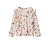 Tenley Langarm Schwimm T-Shirt / Schwimm Oberteil mit UV-Schutzfaktor 50+ - Mermaids / Sandy / 56 (0-3 Monate)