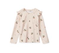 Tenley Langarm Schwimm T-Shirt / Schwimm Oberteil mit UV-Schutzfaktor 50+ - Peach Seashell / 56 (0-3 Monate)