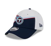 Tennessee Titans New Era NFL 2023 Sideline Collection 9FORTY Stretch-Snap Cap Weiß - ONE SIZE