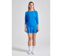 Tennis 3/4 Loose Fit Shirt, cyan blau S