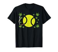 Tennis Ball Smoking Weed Cannabis 420 THC Blunt Stoner Gift T-Shirt