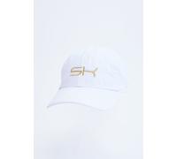 Tennis Cap, weiß/gold 53-56
