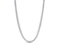 Tennis-Choker-Damenkette aus 925er Silber, Timeless
