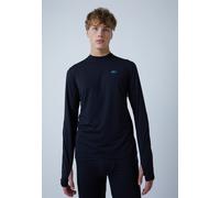 Tennis Langarmshirt High-Neck Herren & Jungen, schwarz S