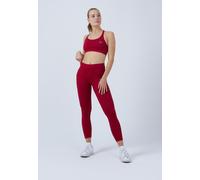 Tennis Leggings mit Taschen lang, bordeaux rot 140
