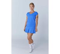 Tennis Loose Fit Shirt V-Neck, kornblumen blau M