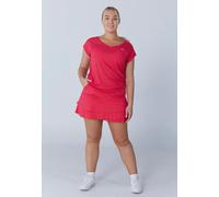 Tennis Loose Fit Shirt V-Neck, pink L