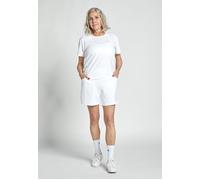 Tennis Loose Fit T-Shirt Kurzarm, weiß 134