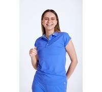 Tennis Polo Shirt Loose-Fit, kornblumen blau XXL