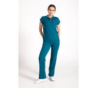 Tennis Polo Shirt Loose-Fit, petrol grün L