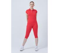 Tennis Polo Shirt Loose-Fit, pfirsich M