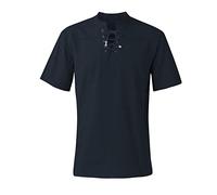 Tennis Shirt Herren Shirt Ärmellos Herren Herren Tank Top Sommer Sporttop Baselayer Herren Jeanshemd Herren Langarm Herren Hemden Kurzarm Bügelfrei Sportshirt(Marine, XL)