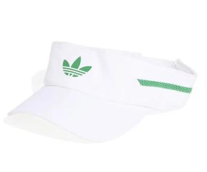 Tennis Sonnenvisier Adidas Original Climacool Tennis Visor - white/green - Weiß (OSFL)