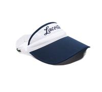 Tennis Sonnenvisier Lacoste Adjustable Golf Visor - Weiß, Blau
