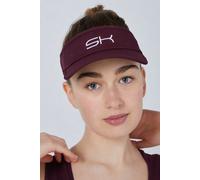 Tennis Sun Visor, burgunder rot