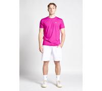 Tennis T-Shirt Rundhals Herren & Jungen, berry pink M