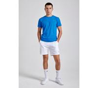 Tennis T-Shirt Rundhals Herren & Jungen, cyan blau XXL