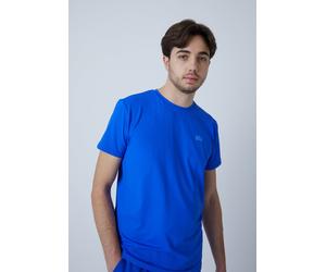 Tennis T-Shirt Rundhals Herren & Jungen, kobaltblau L