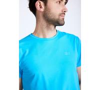 Tennis T-Shirt Rundhals Herren & Jungen, türkis XL