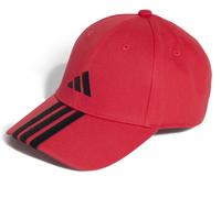 Tennismütze Adidas 3-Stripes New Logo Baseball - Rot OSFM