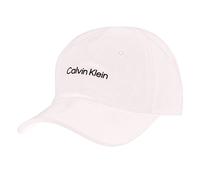 Tennismütze Calvin Klein 6 Panel Relaxed Cap - chalk - Weiß