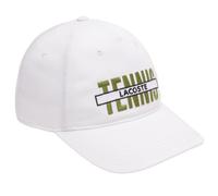 Tennismütze Lacoste Embroidered Cotton Gabardine - white - Weiß (S)