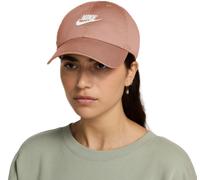 Tennismütze Nike Club Unstructured Futura Wash - rose gold/white - Braun (S/M)