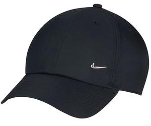 Tennismütze Nike Dri-Fit Club Unstructured Metal Swoosh - Schwarz (S/M)