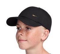 Tennismütze Nike Kids Dri-Fit Club Unstructured Metal Swoosh - black/gold - Schwarz