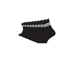 Tennissocken ALIFE & KICKIN "Herren 9 PACK - DennisAK Tennissocken, Socken", Herren, Gr. 43-46, schwarz, 75% Baumwolle, 20% Polyester, 3% Polyamid, 2% Elasthan, normal, Socken Tennissocken, lange Spor