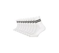 Tennissocken ALIFE & KICKIN "Herren 9 PACK - DennisAK Tennissocken, Socken", Herren, Gr. 43-46, weiß (brilliant weiß), 75% Baumwolle, 20% Polyester, 3% Polyamid, 2% Elasthan, normal, Socken Tennissock