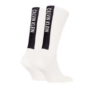 Tennissocken CALVIN KLEIN JEANS "CKJ MEN SOCK BACK LOGO", Herren, Gr. - (40/46), weiß, Baumwollmischung, elastisch, Socken Tennissocken, mit breitem Rippenbündchen ung Logoschriftzug (24975963-0) weiß