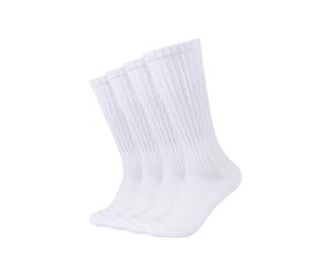 Tennissocken CAMANO, Damen, Gr. 43-46, weiß, Obermaterial: 80% Baumwolle, 17% Polyamid, 3% Elasthan, Socken Tennissocken (37451015-43) weiß