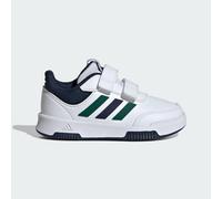 adidas Jungen Unisex Kinder Tensaur Hook and Loop Shoes Schuhe, Cloud White/Green/Collegiate Navy, 20 EU
