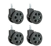 TENVORA Kofferrollen Ersatzrollen,Koffer Ersatzrollen Gepäck Universal-Rad-Zubehör Trolley Box Pulley Roller Silent Wheels Ersatz Passwort Box Rollen Koffer Trunk Bag(Black)
