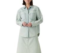 Jeansbluse LEVI'S "TEODORA WESTERN SHIRT", Damen, Gr. L (40), that's it top, Web, Obermaterial: 100% Baumwolle, hüftbedeckend, Blusen Jeansbluse, mit Druckknöpfen (56306455-L) that's it top